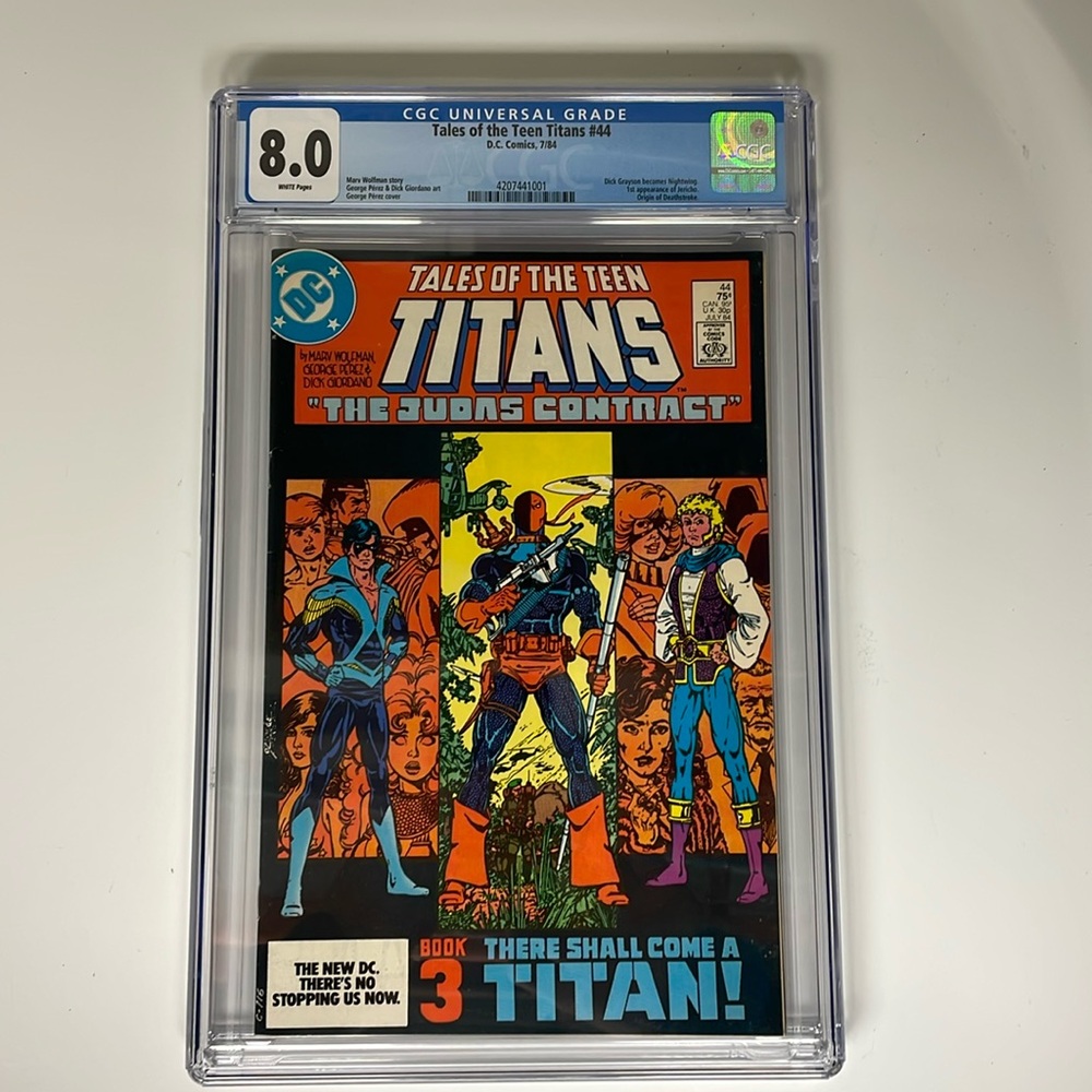 Tales of the Teen Titans 1984 #44 CGC 8.0 Direct Edition